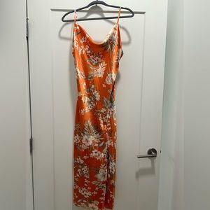 Paper Heart slip floral maxi dress